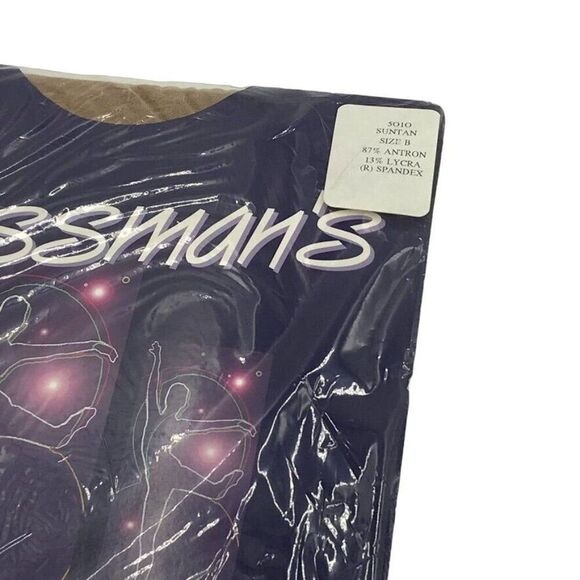 Weissman Women's Size B Suntan Style 5010 Dance Tights Nylons Nude - Picture 2 of 4